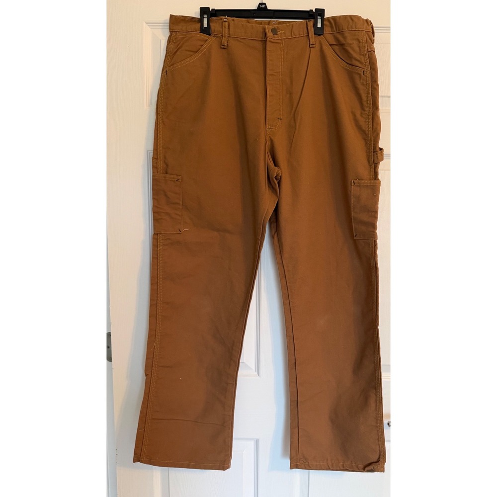 Bulwark FR‎ Mens Brown Flame Resistant Carpenter Work Pants 40x32 Excel FR EUC